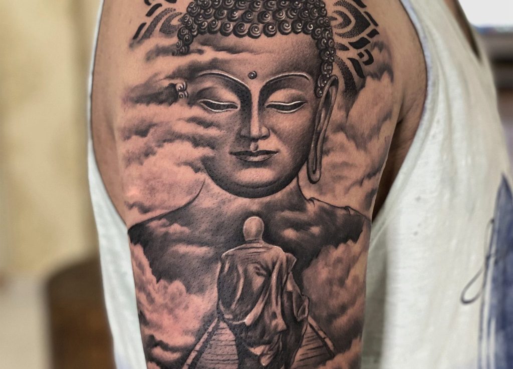 300 Buddha Tattoo Stock Photos, High-Res Pictures, and Images - Getty Images
