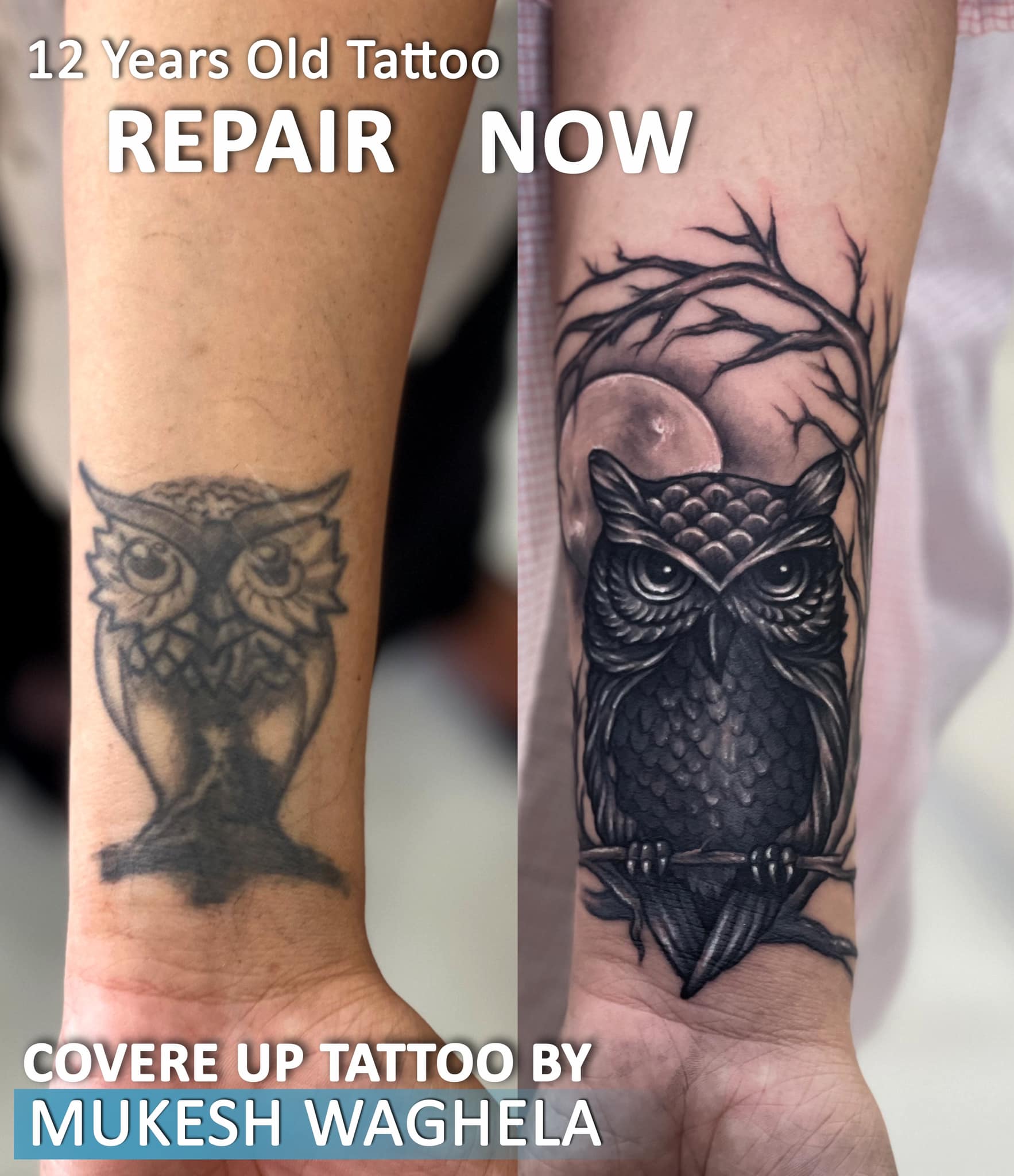 owls tattoos