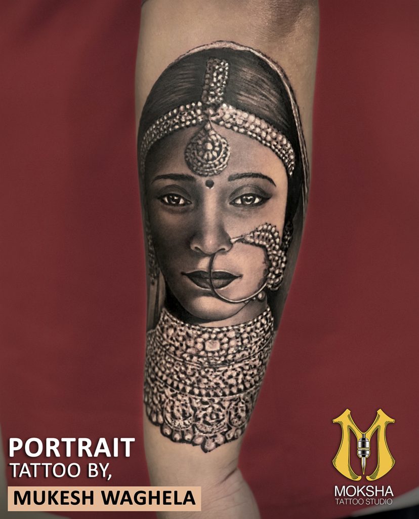 Portrait tattoo