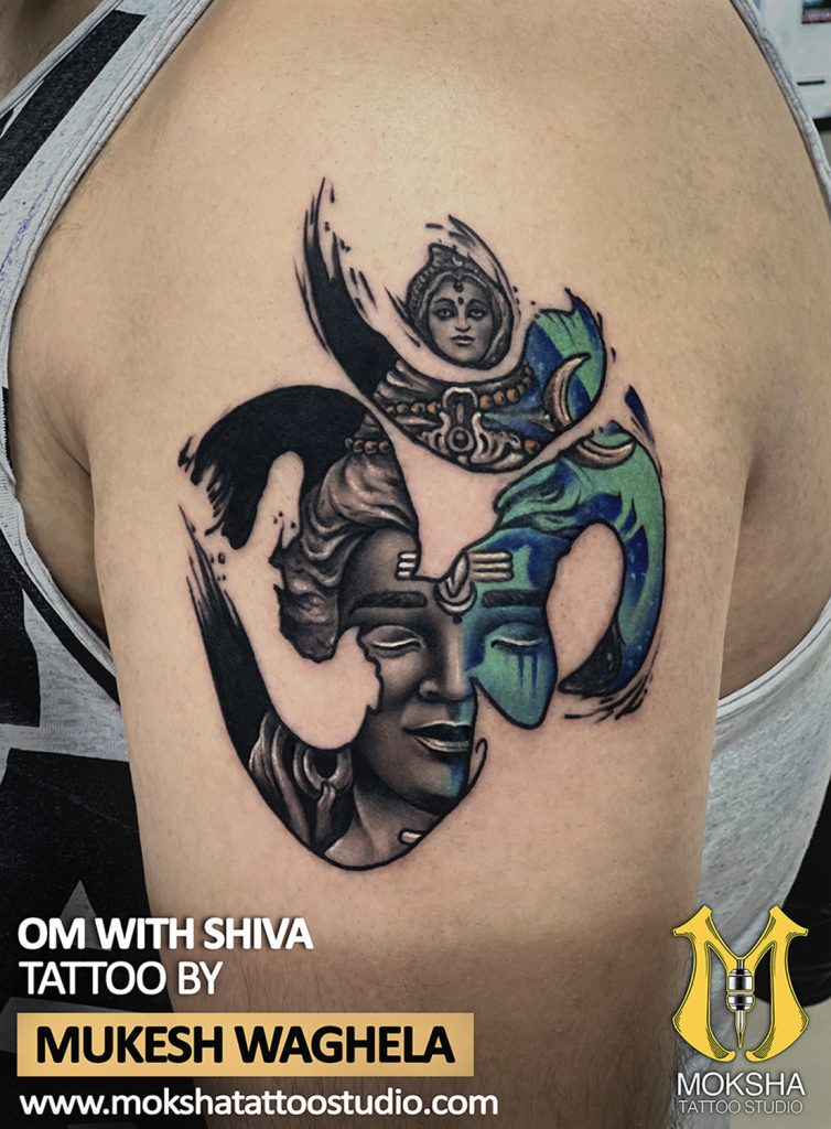 Shiva Tattoo By Mukesh Waghela The Best Tattoo Artist In Goa At Moksha  Tattoo Studio Goa India. -