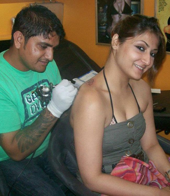 Realistic Portrait Tattoo By Mukesh Waghela The Best Tattoo Artist In Goa  India At Indore Tattoo Seminar. - Best Tattoo Studio Goa, Safe, Hygienic - Moksha  Tattoo
