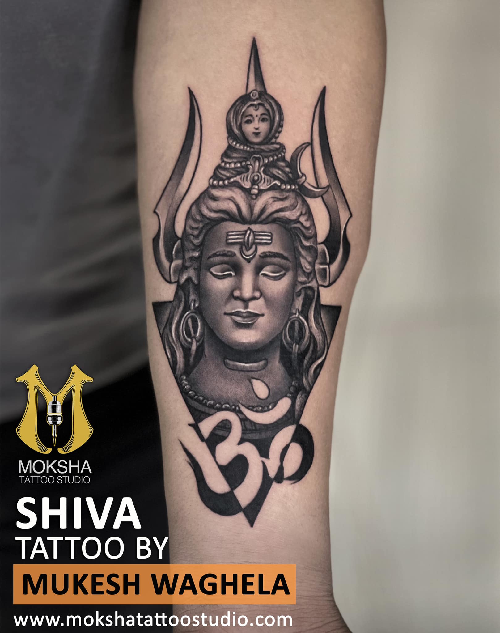 Shiva Tattoo By Mukesh Waghela At Moksha Tattoo Studio Goa India #shiva # tattoo #stencil #shivatattoostencil The… | Tattoo studio, Shiva tattoo,  Shiva tattoo design
